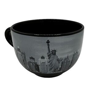 New York City Skyline Statue of Liberty Jumbo‎ Coffee Mug Soup Bowl Souvenir